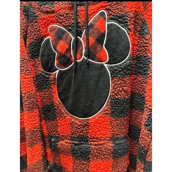 Disney Minnie‎ Mouse Fleece Hooded Night Gown - Picture 2 of 5
